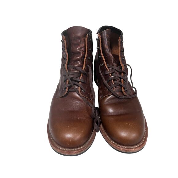 Red Wing 9422 Boots Mens 12D Brown Leather Work Boots USA Made Heritage main image 10